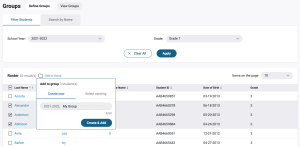 An image of the new 360 Access for Comprehensives Group feature.