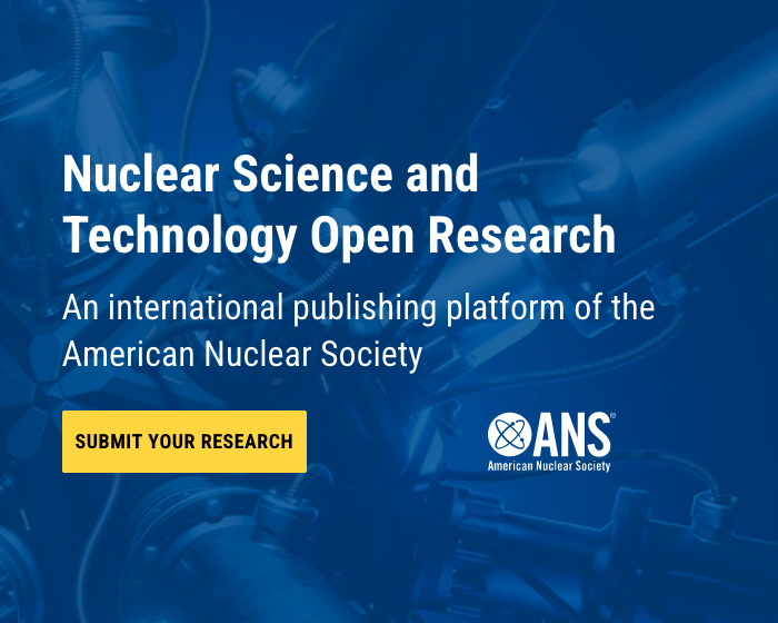 Nuclear Science and Technology Open Research Image