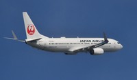 This file photo taken on Feb. 4, 2023, shows a Japan Airlines Boeing 737-800 plane. (Kyodo) 