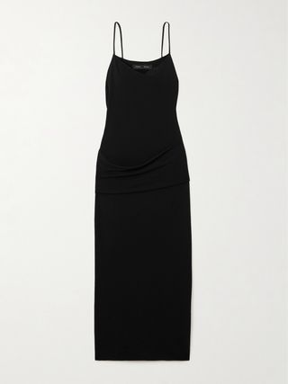 Blaire Gathered Jersey Midi Dress