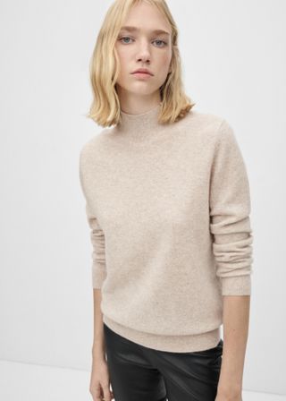 100% Cashmere Perkins-Neck Sweater - Women | Mango Usa