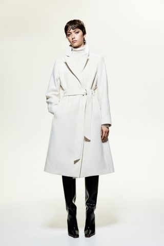 Tie Belt Coat