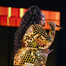 Lizzo performs onstage during the 2022 BET Awards at Microsoft Theater on June 26, 2022 in Los Angeles, California.