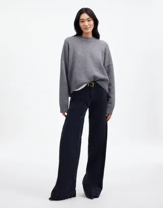 Madewell, Superwide-Leg Trousers in Velvet