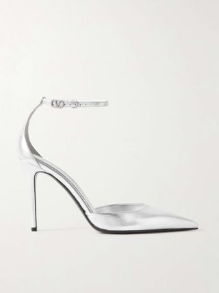 Eveninglam 100 Metallic Leather Pumps