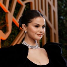 Selena Gomez attends the 28th Annual Screen Actors Guild Awards at Barker Hangar on February 27, 2022 in Santa Monica, California