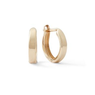 Banter, 14k Solid Gold Huggie Hoops