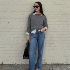 @livvperez fall outfit sweater and jeans