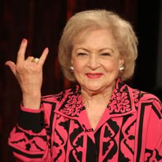 Actress Betty White visits Fuse's "No. 1 Countdown" at fuse Studios on June 11, 2009 in New York City. 