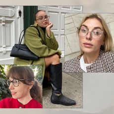 Collage of Editors Wearing Glasses