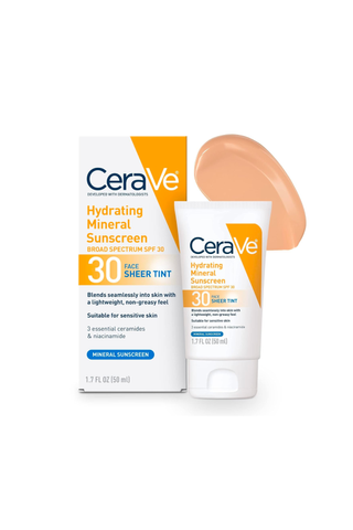 CeraVe Hydrating Mineral Sunscreen with Sheer Tint