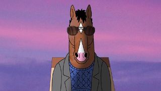 Bojack Horseman wearing sunglasses