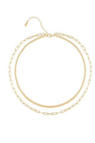 Double Down 18k Gold-Filled Layered Necklace