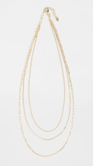 Argento Vivo + Three Row Pre-Layer Necklace