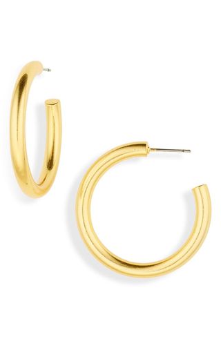 Madewell + Chunky Medium Hoop Earrings