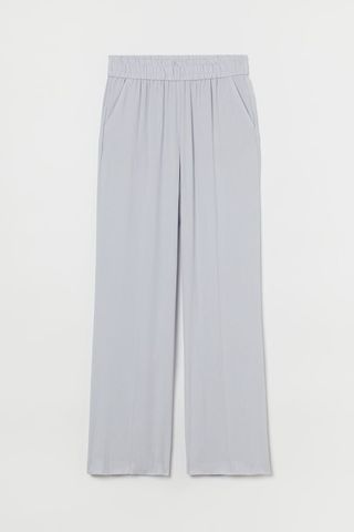 H&M + Wide-Leg Pull-On Pants