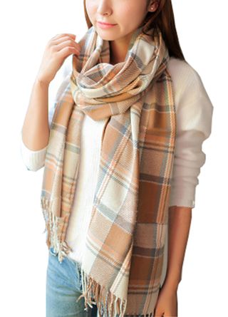 Wander Agio + Warm Lattice Scarf