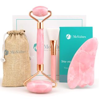 Movalues + Jade Roller & Gua Sha Facial Tools