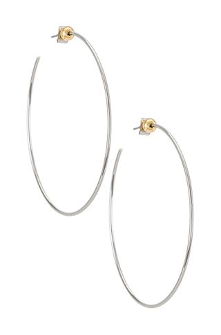 Jenny Bird + Icon Hoops in Silver