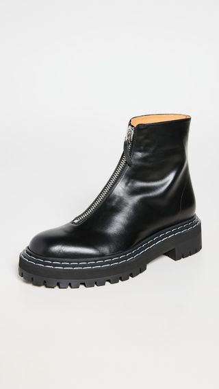 Proenza Schouler + Lug Sole Zip Boots