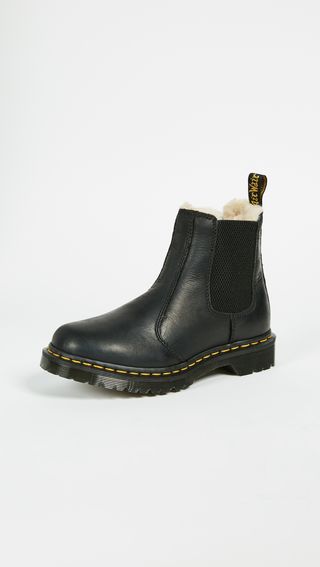 Dr. Martens + Leonore Sherpa Chelsea Boots