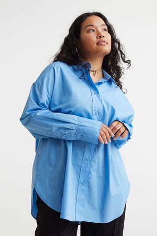 H&M + Oversized Cotton Shirt