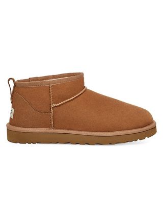 Ugg + Classic Ultra Mini Sheepskin Ankle Boots