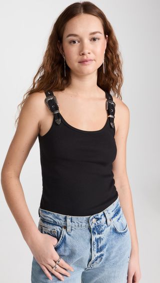 Pixie Market + Owen Western Belt Tank Top