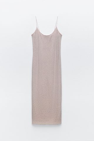 Zara + Rhinestone Tulle Dress