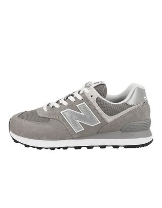 New Balance Women's 574 Core Sneaker, White, 8