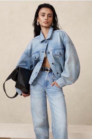 Banana Republic The 90s Denim Trucker Jacket