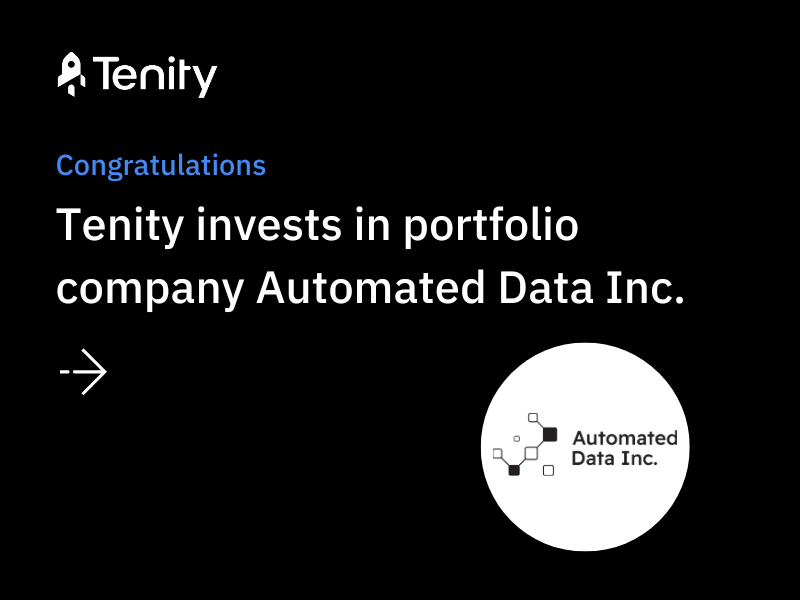 Tenity announces follow-on investment in portfolio company Automated Data Inc.