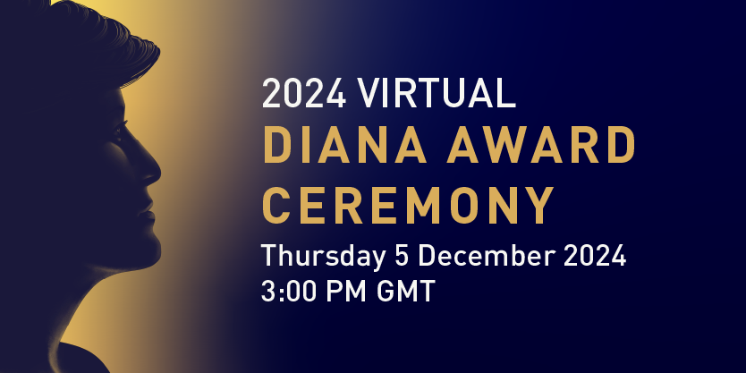 HRH THE PRINCE OF WALES AND PRINCE HARRY THE DUKE OF SUSSEX APPLAUD YOUNG GLOBAL ACTIVISTS  WITH THE DIANA AWARD IN 25TH ANNIVERSARY YEAR