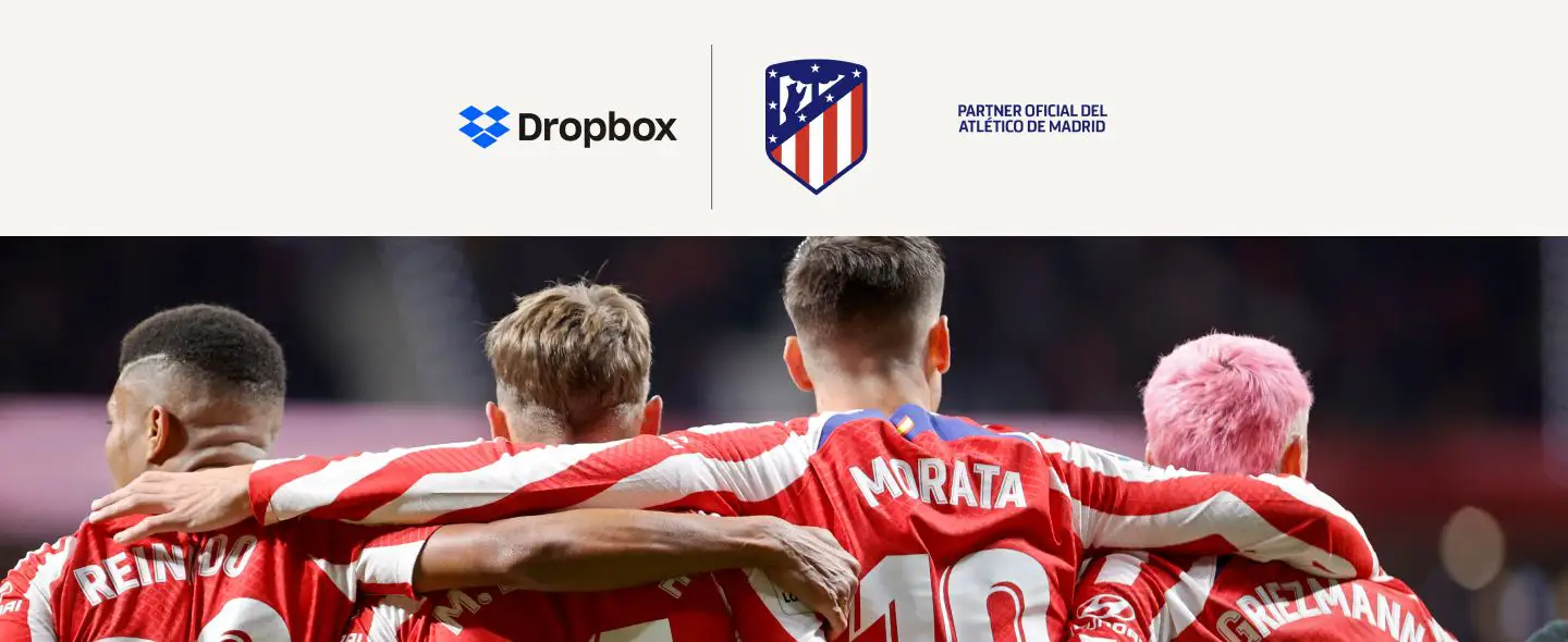 Dropbox new official partner of Atlético de Madrid