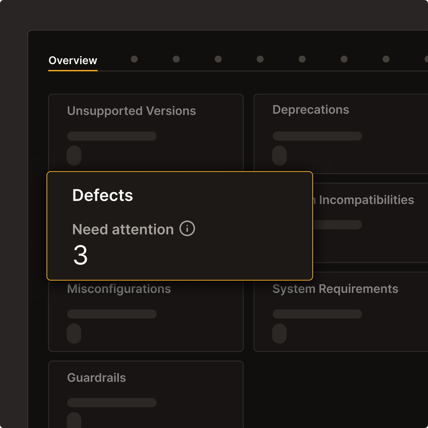 Focused view of Chkk Risk Ledger, highlighting defects with 3 needing attention.