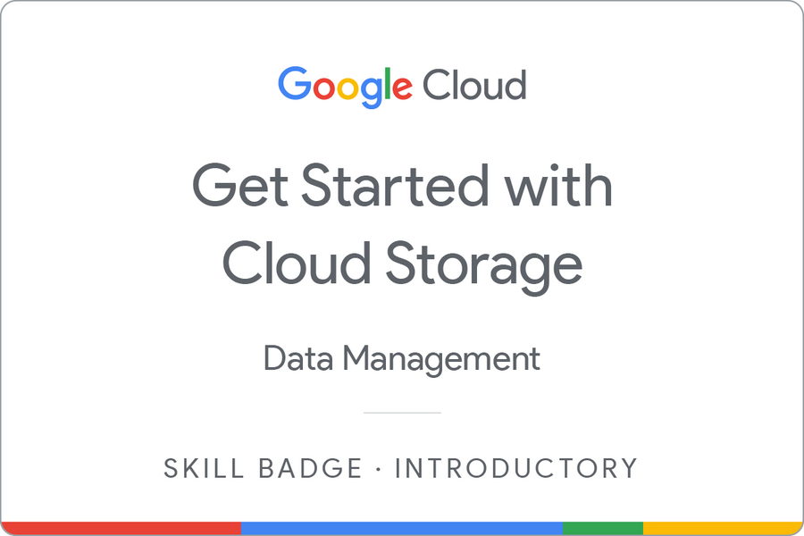 Badge for Get Started with Cloud Storage