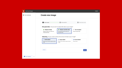 Screenshot of Redgate Test Data Manager