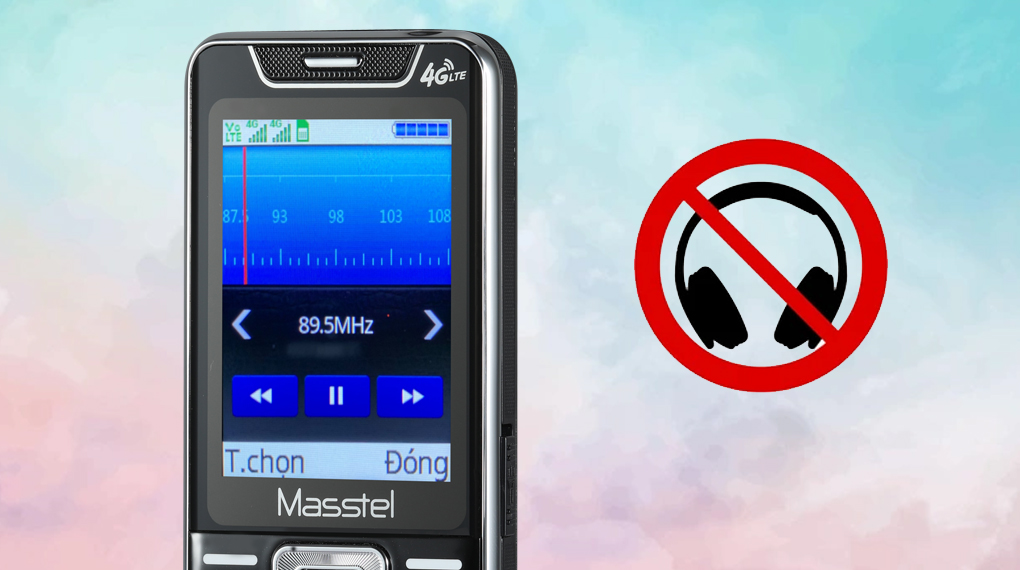 Masstel IZI 55 - Tính năng Radio FM không cần kết nối tai nghe