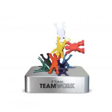 Employee Gifts - It Takes Teamwork Magnetic Clip Holder