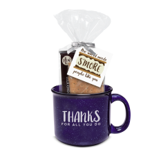 Employee Gifts - Thanks for All You Do 15oz Camp Mug & S'Mores Gift Set