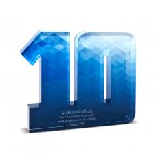 Employee Gifts - 10-19 Years of Service Acrylic Award