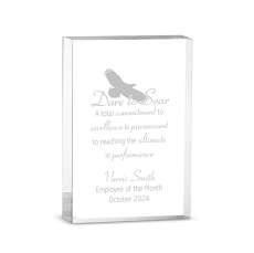 Employee Gifts - Optic Acrylic Plaque Award