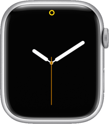 Apple Watch screen showing Low Power Mode on watch face