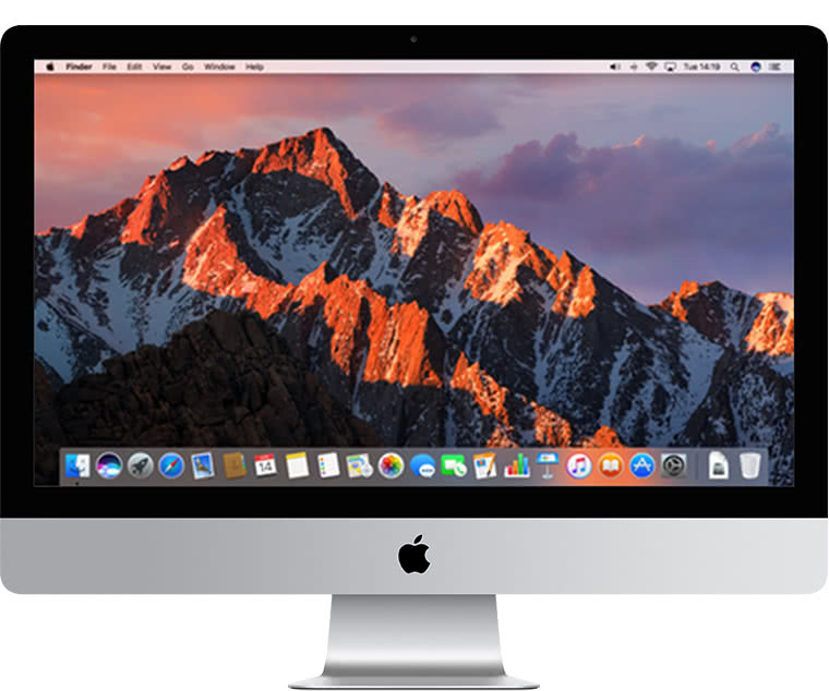 Front of iMac (Retina 5K, 27-inch, 2017)