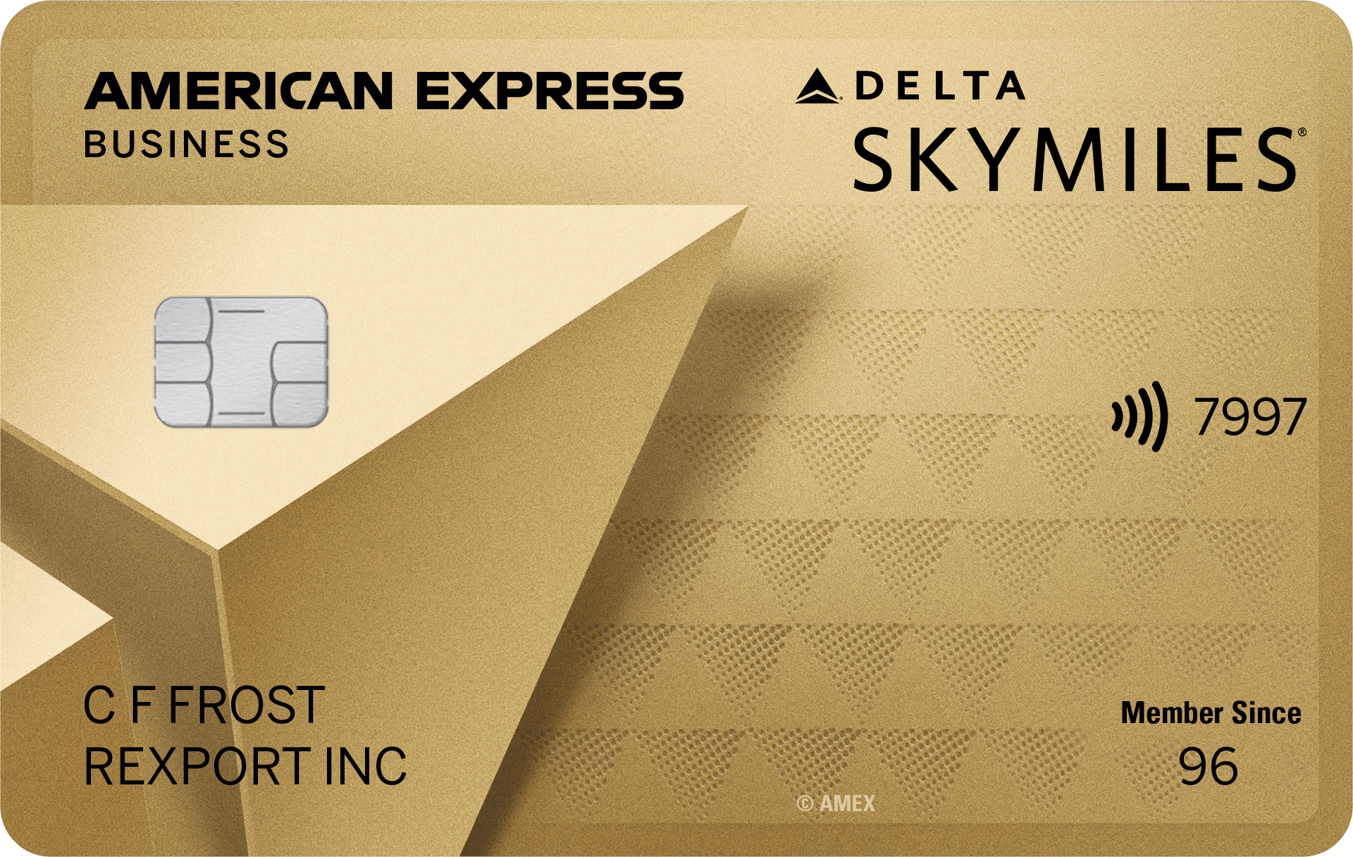 Delta SkyMiles® Gold Business American Express Card