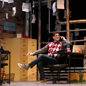 Review: FULLY COMMITTED at The Barnstormers Theatre Photo