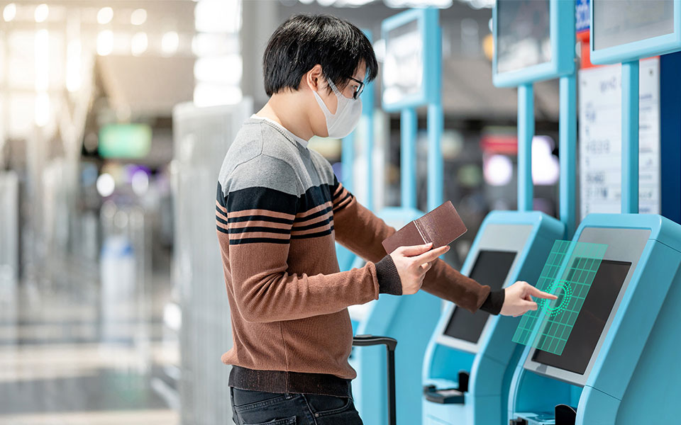 TouchFree touchless kiosk