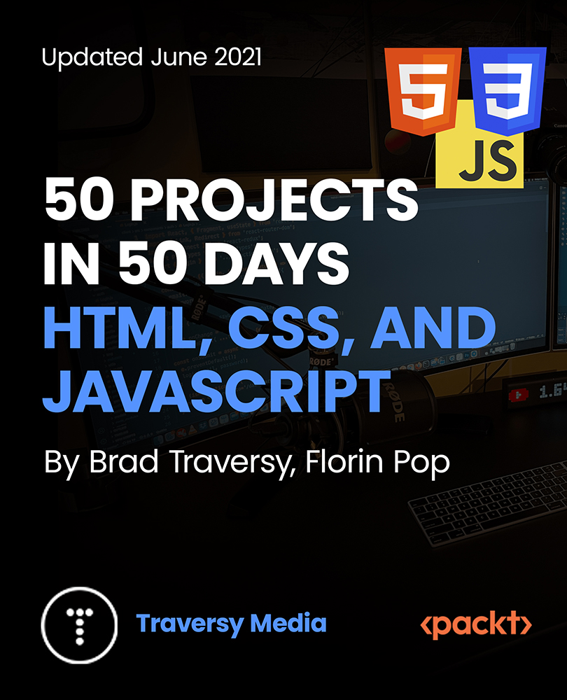 50 Projects in 50 Days - HTML, CSS, and JavaScript 