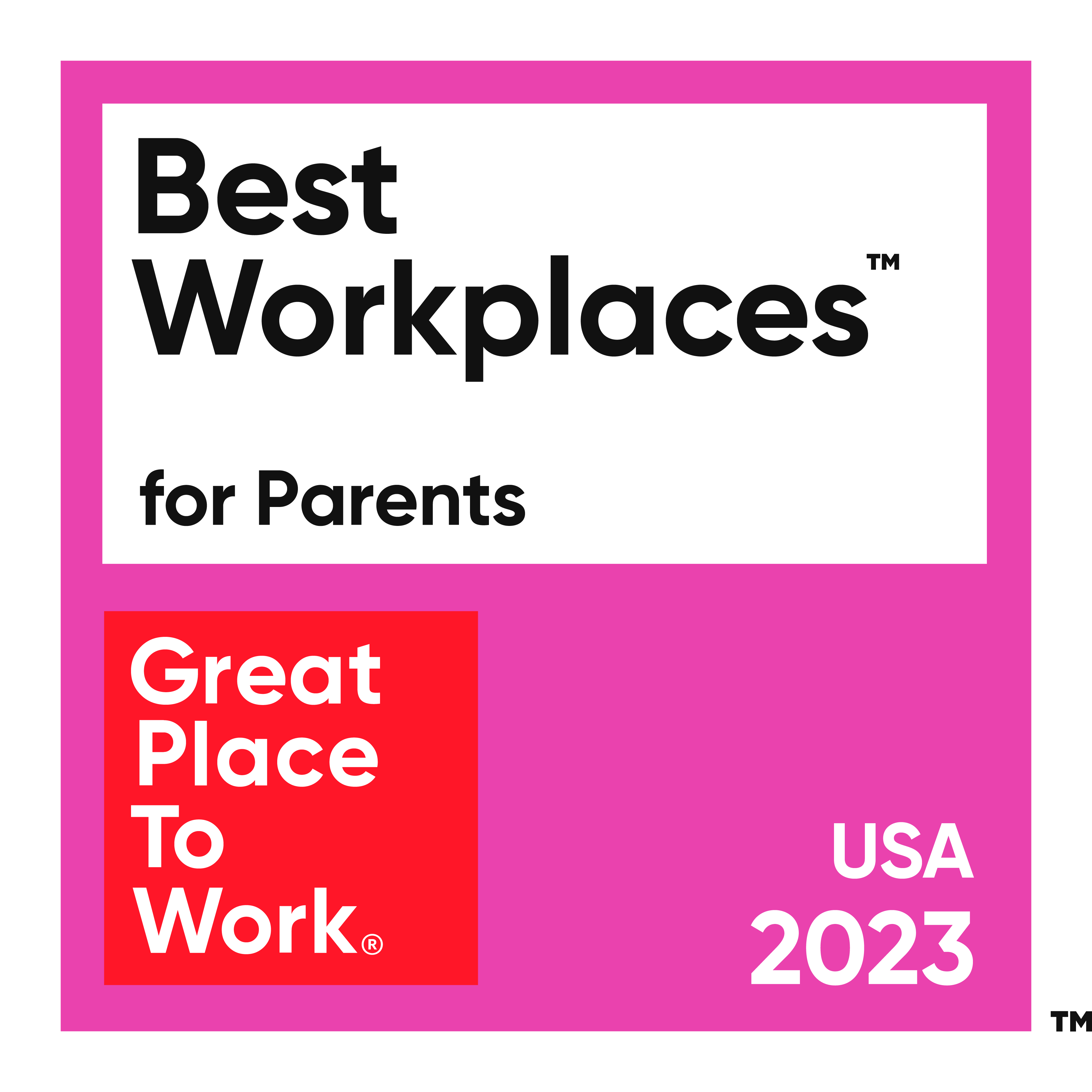 Great Place to Work - Best Workplaces for Parents 2023