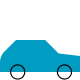 Car driving on a road representing a car purchased through an auto loan